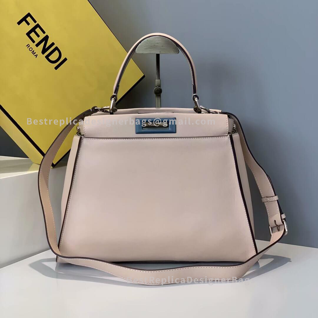 Fendi Peekaboo Iconic Medium Pink Leather Bag 2108BM